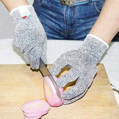 Cut Resistant Glove - High Performance Level 5 Protection for Kitchen Cutting, Food Grade Safety Gloves for Cutting (Small, 1 Pair Stand Glove)