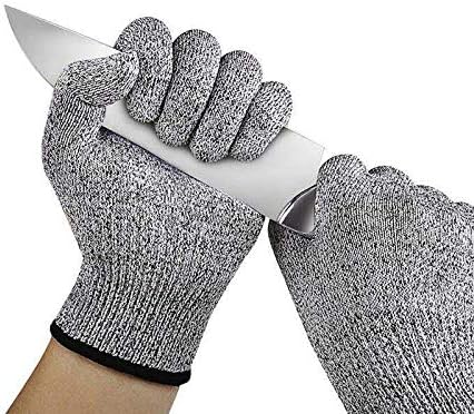 Cut Resistant Glove - High Performance Level 5 Protection for Kitchen Cutting, Food Grade Safety Gloves for Cutting (Small, 1 Pair Stand Glove)