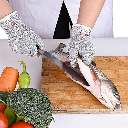 Cut Resistant Glove - High Performance Level 5 Protection for Kitchen Cutting, Food Grade Safety Gloves for Cutting (Small, 1 Pair Stand Glove)