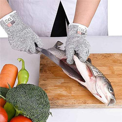 Cut Resistant Glove - High Performance Level 5 Protection for Kitchen Cutting, Food Grade Safety Gloves for Cutting (Small, 1 Pair Stand Glove)