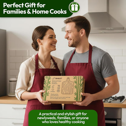 Cutting Board Set, Bamboo Cutting Boards for Kitchen with Juice Groove,Multipurpose Board for Food Prep and Serving meat cutting board,cutting,boardgift set,wood board,bamboo cutting board set.