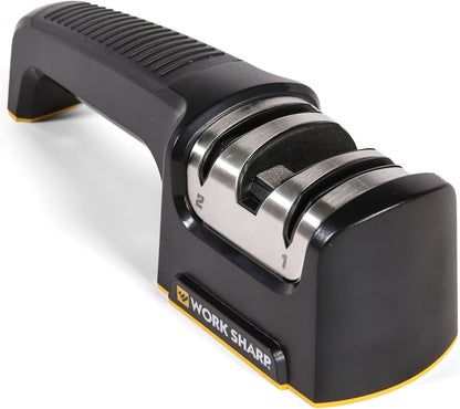 Rolling Knife Sharpener- 4 Sharpening Angles - For All Kitchen Knife Sets