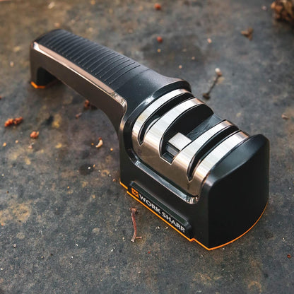 Rolling Knife Sharpener- 4 Sharpening Angles - For All Kitchen Knife Sets