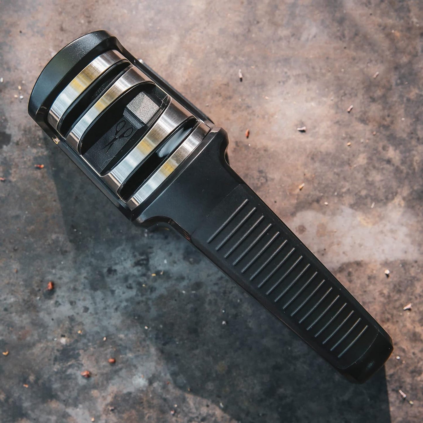 Rolling Knife Sharpener- 4 Sharpening Angles - For All Kitchen Knife Sets