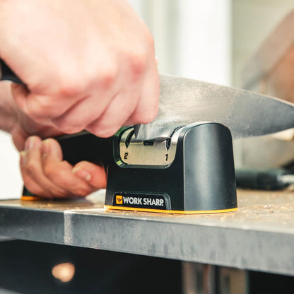 Rolling Knife Sharpener- 4 Sharpening Angles - For All Kitchen Knife Sets