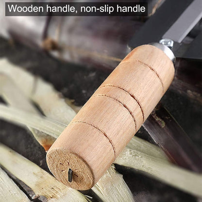 Sugarcane Peeler Knife,Peeler Knife Carbon Steel Sugar Cane Peeling Cutter with Non Slip Wooden Handle, 10.23in Artifact Planing Knife for Sugar CanePeeling (As Shown)