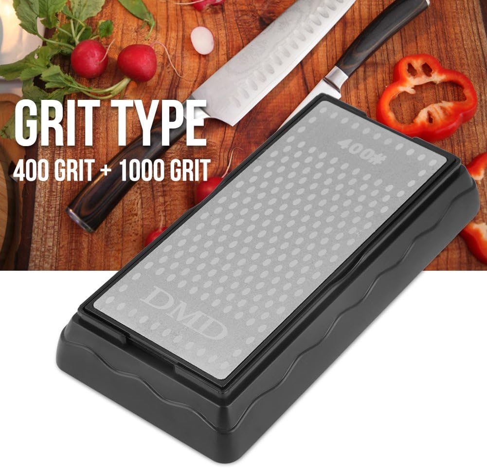 200 x 70mm Diamond Sharpening Stone, 400&1000 Kitchen Knives Grinding Stone