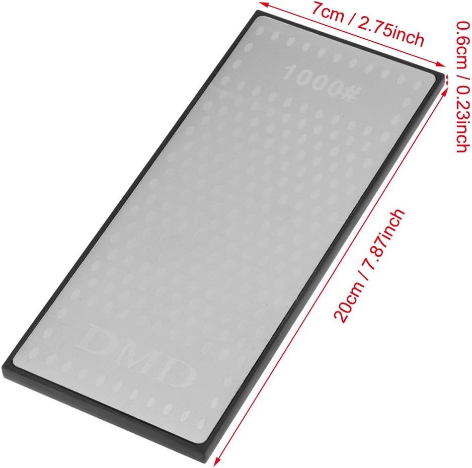 200 x 70mm Diamond Sharpening Stone, 400&1000 Kitchen Knives Grinding Stone