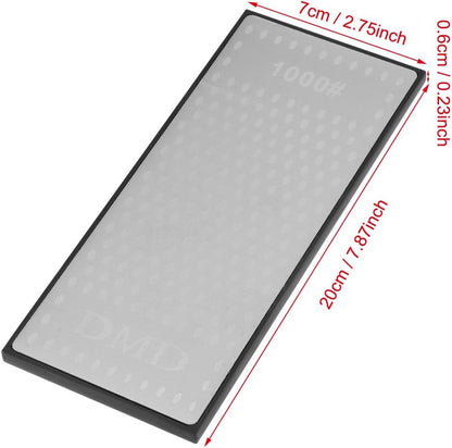 200 x 70mm Diamond Sharpening Stone, 400&1000 Kitchen Knives Grinding Stone