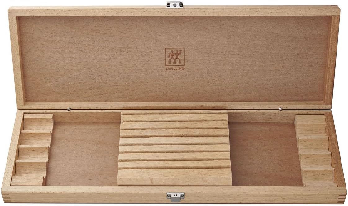 Porterhouse 2pc Stainless Steel Carving Knife Set with Fork in Red Presentation Box, Gift Set