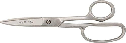 Professional Poultry Shears/Scissors - Made in USA by Wolff Industries - All Metal, High Leverage, Ergonomic Shears for Evisceration, Deboning, and Utility Poultry Processing (9" High Leverage)