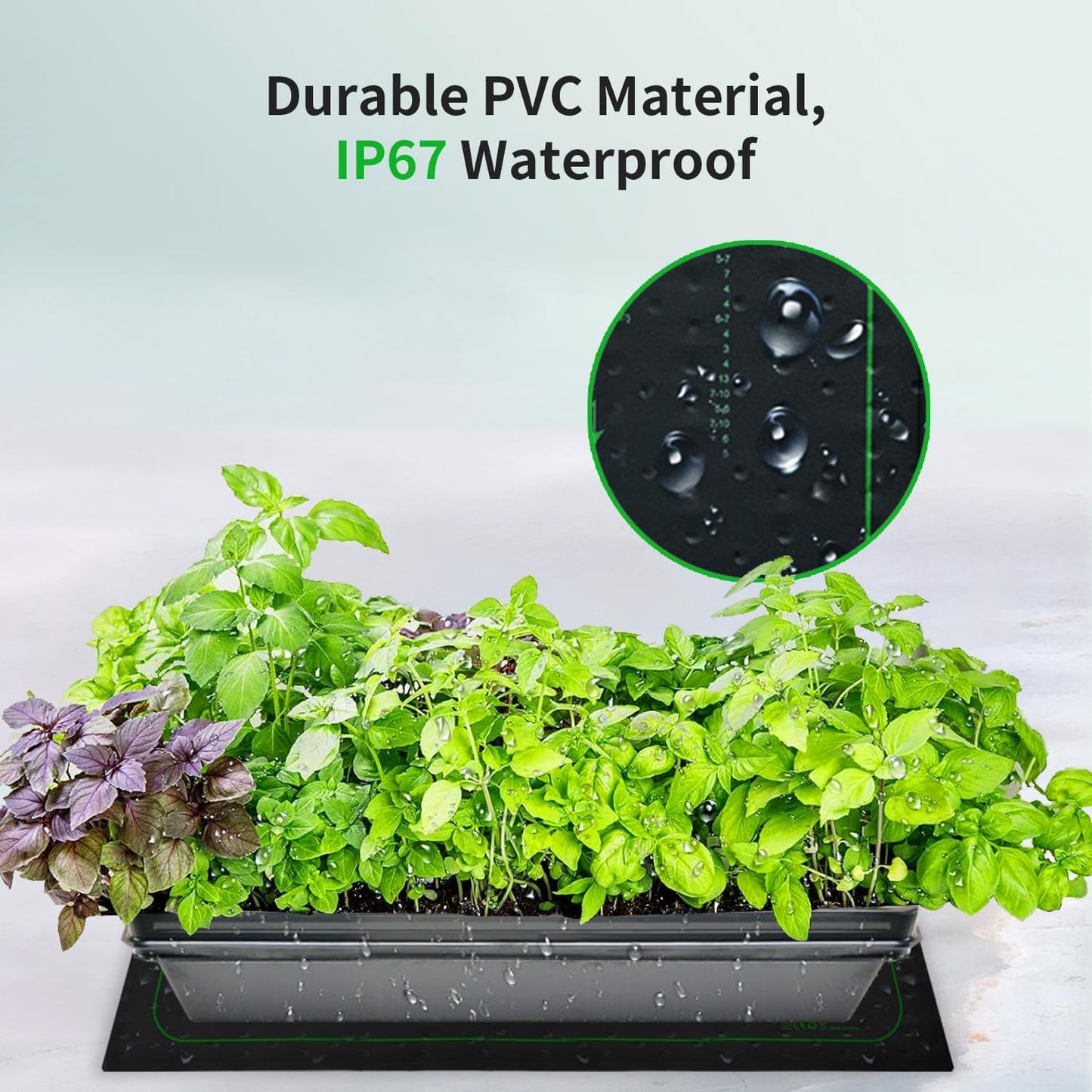 Upgrade 20" x 10" Durable Waterproof Seedling Heat Mat with ETL Certified, Warm Hydroponic Heating Pad for Germination,Indoor Plant Gardening and Cutting, Brewing and Seed Starting Greenhouse