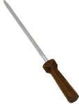 Sharpening Steel Walnut Tradition 10" Stainless Steel Clampacked