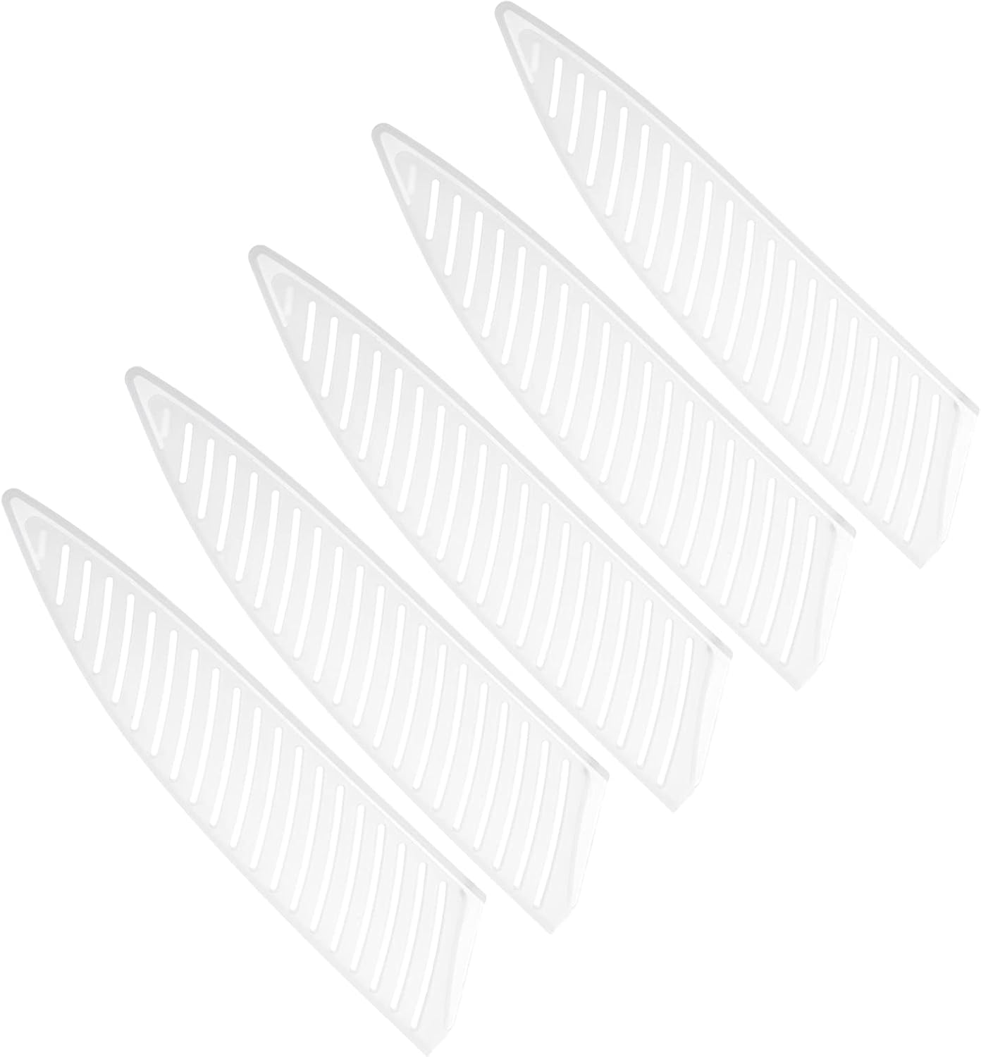 PP Safety Knife Cover Sleeves for 8" Chef Knife, 2 Pack Knives Edge Guard Blade Protector Universal Knife Sheath for Kitchen, White