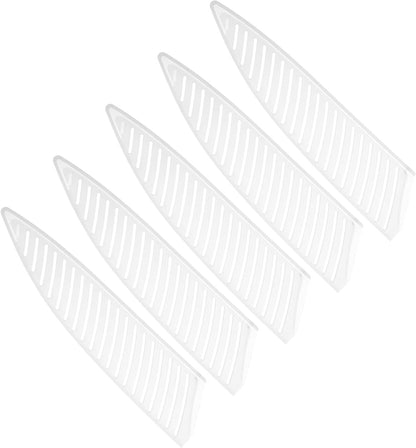 PP Safety Knife Cover Sleeves for 8" Chef Knife, 2 Pack Knives Edge Guard Blade Protector Universal Knife Sheath for Kitchen, White