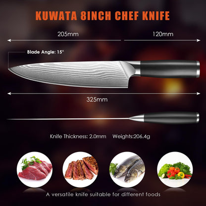Bread Knife for Homemade Bread, 10 Inch Multifunction Serrated Knife, Razor Sharp Slicer, Forged High Carbon Steel, Full Tang Ergonomic Handle Design for Sourdough Turkey Fruit