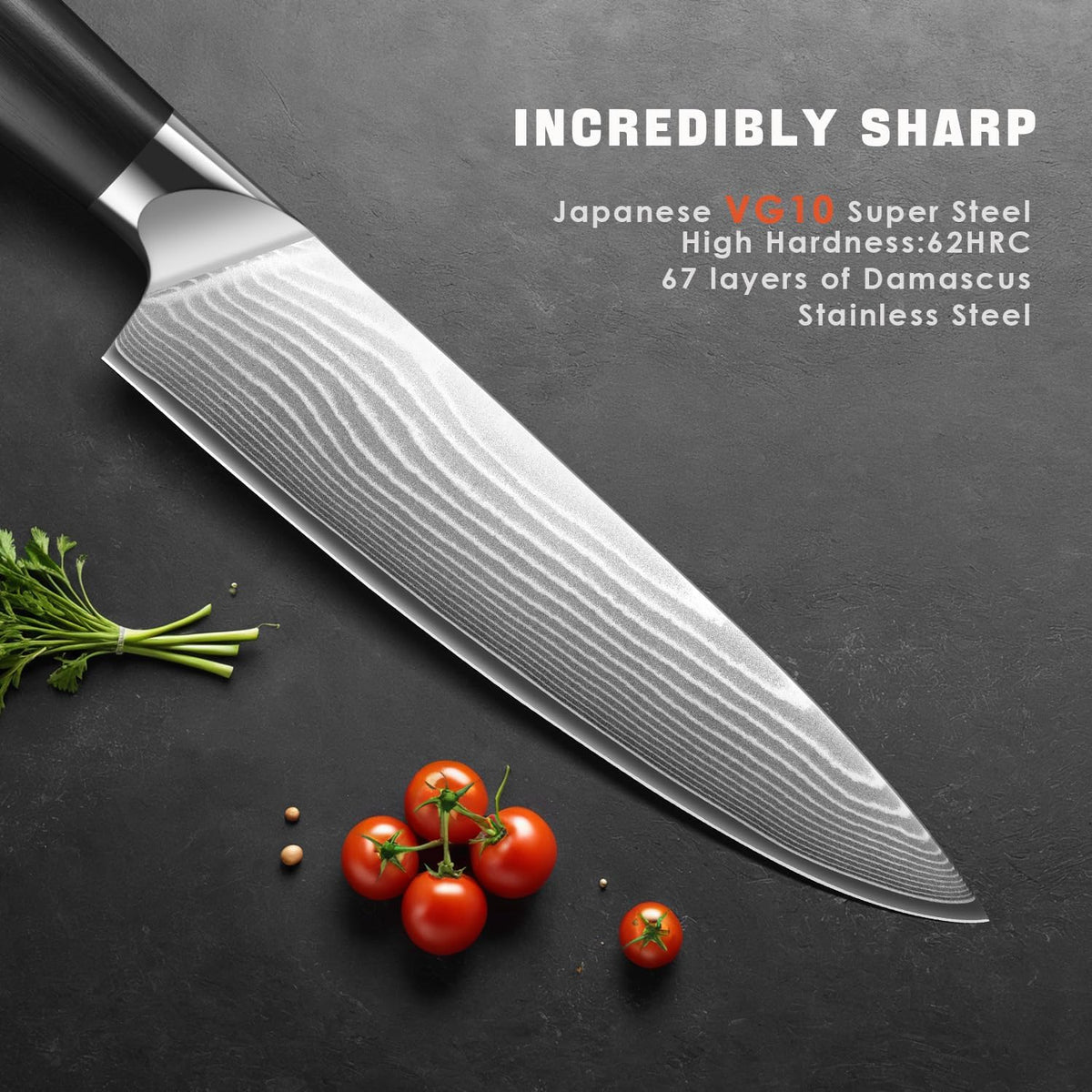 Bread Knife for Homemade Bread, 10 Inch Multifunction Serrated Knife, Razor Sharp Slicer, Forged High Carbon Steel, Full Tang Ergonomic Handle Design for Sourdough Turkey Fruit