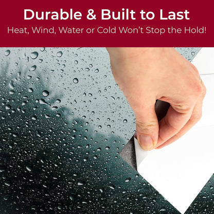 Cut-to-Size Bumper Sticker Magnetizer 4 Pack: Turn Any Decal Into a Strong Magnet. Durable & Weatherproof Magnetic Strip Protects Paint & Allows for Easy Swaps. Flexible 4x12 Sheet Guaranteed to Stick