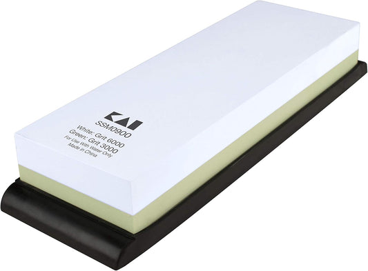 Combined Whetstone Sharpener, 3000 & 6000 Grit | Combination Whetstone, Dual Sided Knife Sharpener