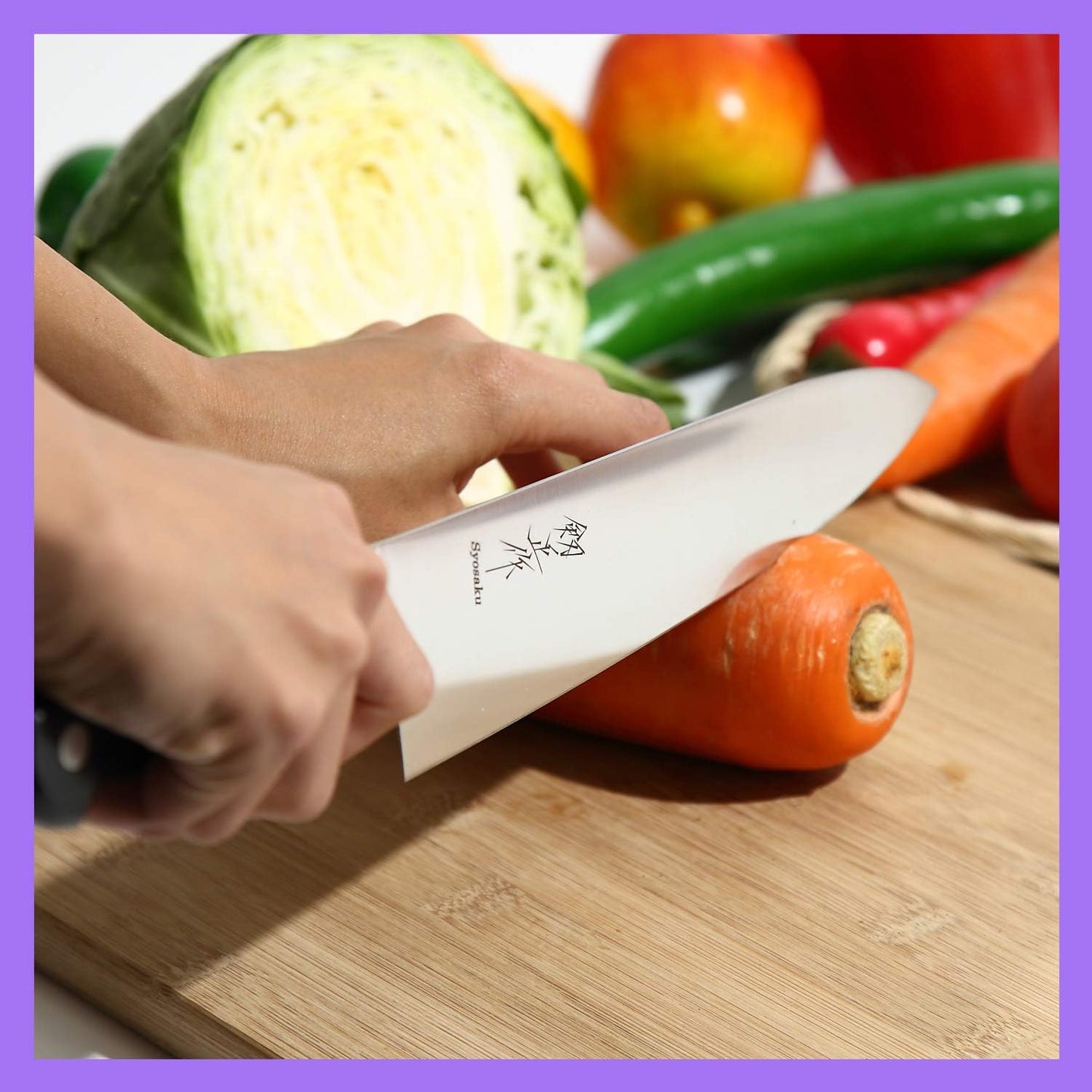 Japanese Chef Knife INOX AUS-8A Stainless Steel Black Pakkawood Handle, Gyuto 8.3-inch (210mm)
