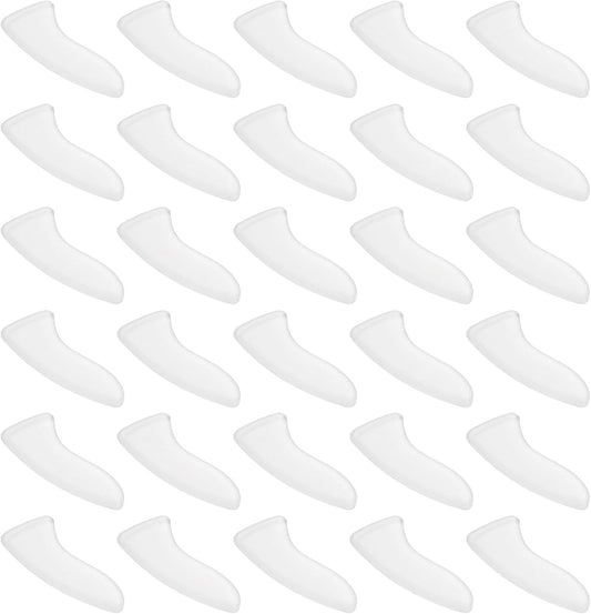 100Pcs Knife Tip Protector Cover, 0.46" x 1.05" Plastic Blade Tip Guards for Kitchen Knife Tip Protection Sleeves, White