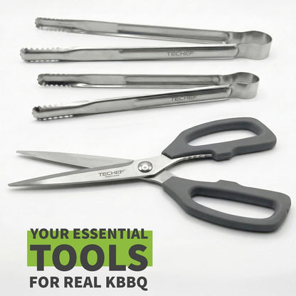 Kitchen Shears, All Purpose Scissors, Dishwasher Safe, Heavy Duty Meat Scissors Poultry Shears, Stainless Steel, Made in Korea (Dark Gray)