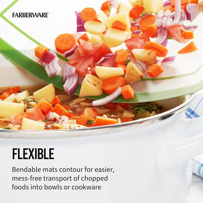 Flexible Cutting Mat Set, 4-Piece, 11 x 15 Inch