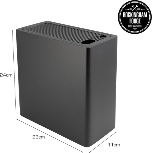 Universal Knife Block, Extra Large Storage Block with 28 Slots, Black,KB-6824BK