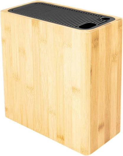 Universal Knife Block, Extra Large Storage Block with 28 Slots, Black,KB-6824BK