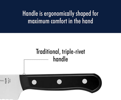 Dynamic Razor-Sharp 8-inch Bread Knife, Cake Knife, German Engineered Informed by 100+ Years of Mastery, Stainless Steel