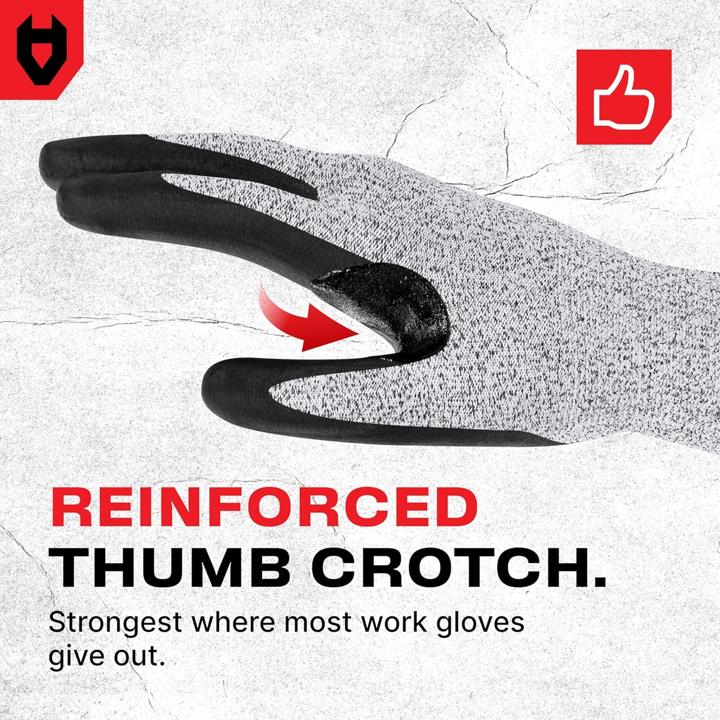 Cut Resistant Work Gloves For Men & Women, Nitrile Waterproof Palms | Touchscreen, Reinforced Thumb Crotch, Breathable Knit, Jobsite and Workshop Protection, Professional Cut Proof Work Gloves