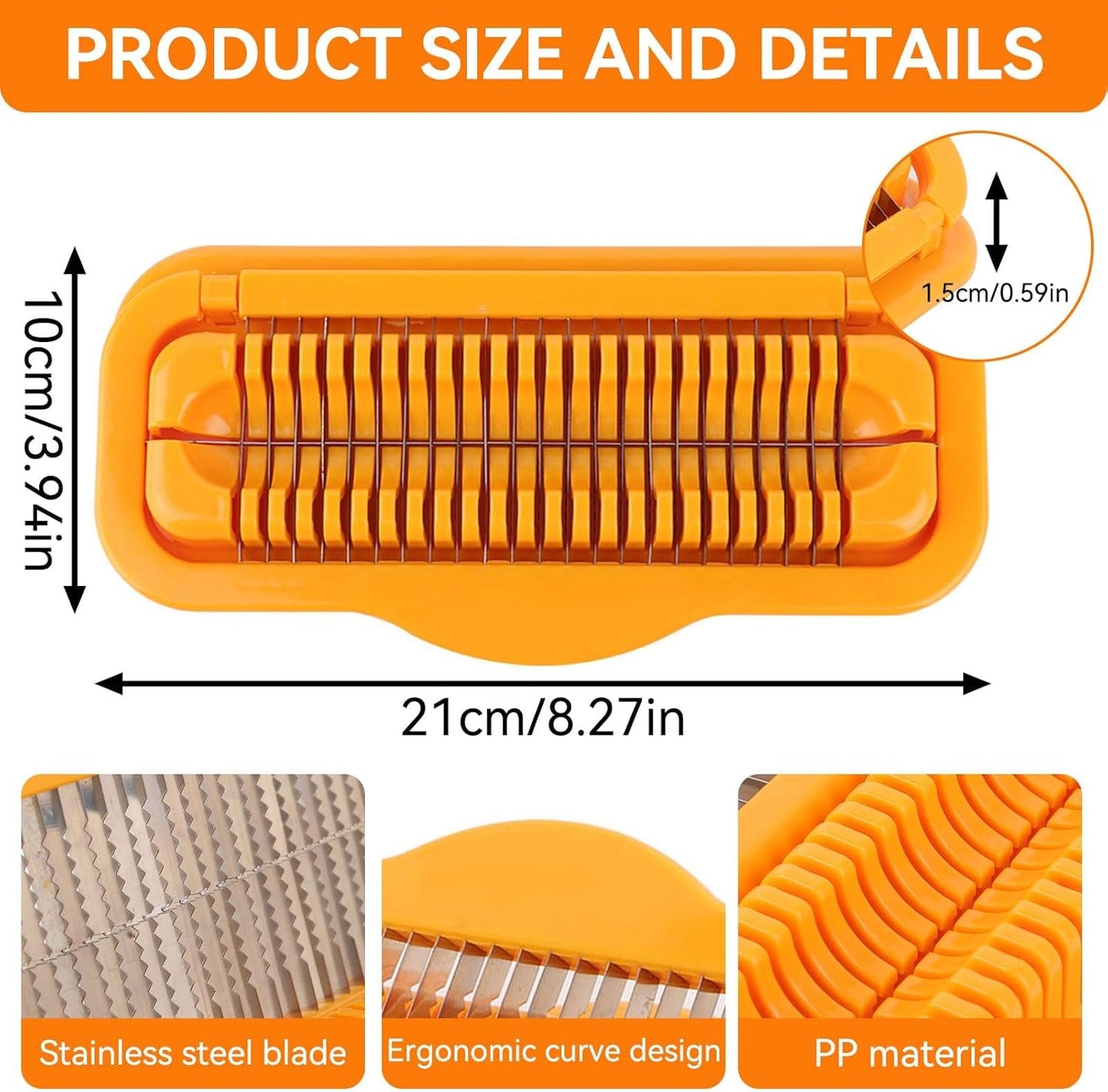 Hot Dog Slicing Tool, Stainless Steel Sausage Cutter Hot Dog Slicer Sausage Cutter Hotdog Sausage Slicer Hotdog Kitchen Tool for Kitchen Grilling Camping 8.27in