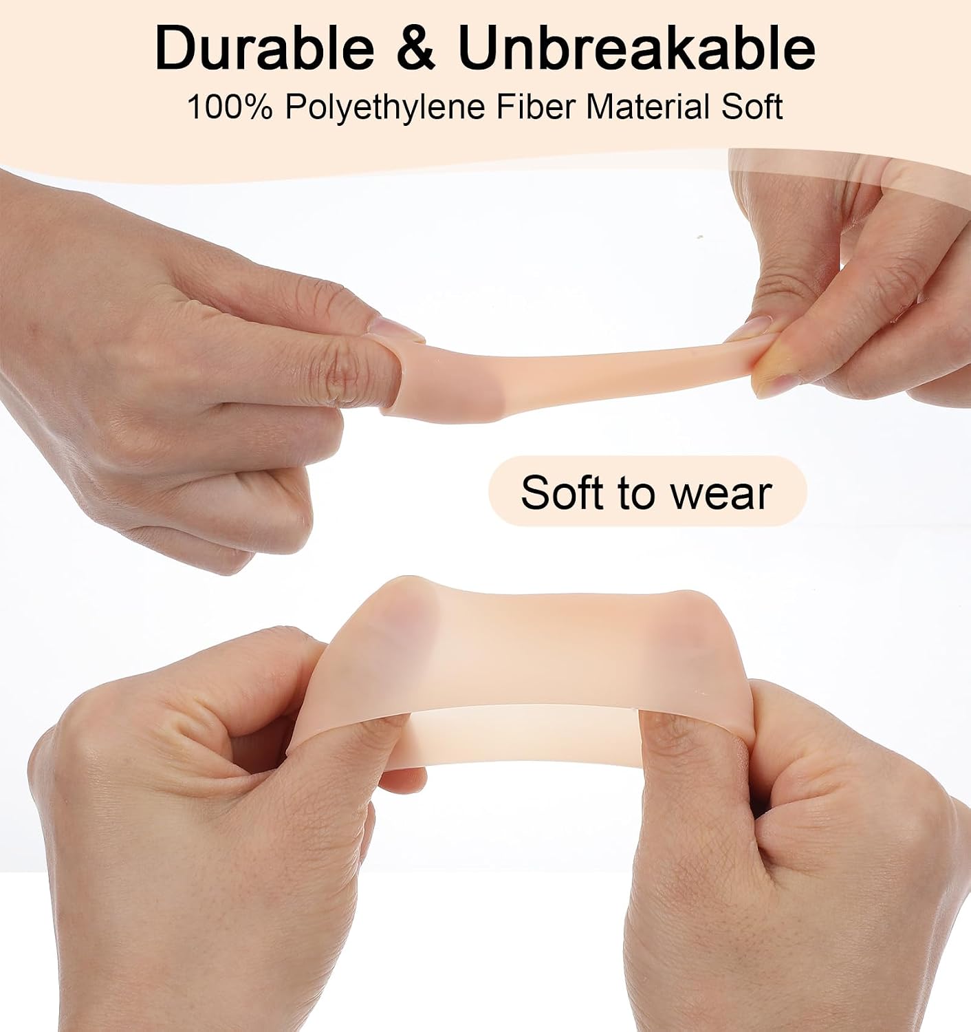 16Pcs Thumb Covers, Silicone Thumb Protector Covers Polyethylene Fiber Finger Cots for Cover Wounds, Reusable Finger Guard Cover Pain Relief for Wounds Cracking Comfortable Fit & Easy to Use