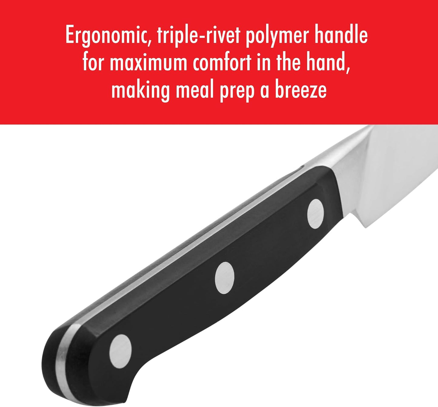 Pro 5.5-inch Razor-Sharp German Rocking Santoku Knife, Made in Company-Owned German Factory with Special Formula Steel perfected for almost 300 Years, Dishwasher Safe