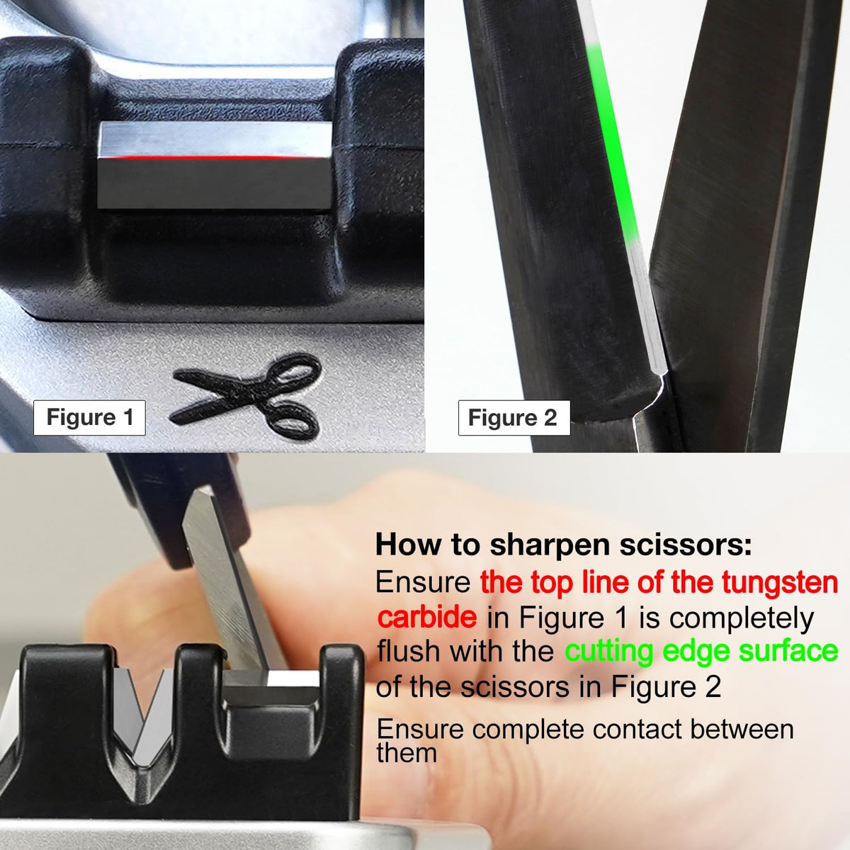 191H Knife Scissors Sharpener | Repairs, Restores & Sharpens, Straight, Serrated & Kitchen Knives, Versatile Sharpening Tool for Blades, Gifts for Home Cooks
