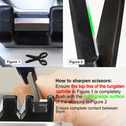 191H Knife Scissors Sharpener | Repairs, Restores & Sharpens, Straight, Serrated & Kitchen Knives, Versatile Sharpening Tool for Blades, Gifts for Home Cooks
