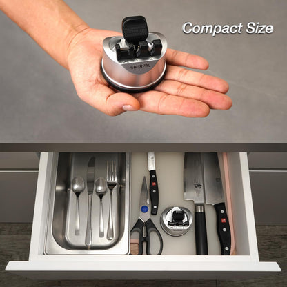 191H Knife Scissors Sharpener | Repairs, Restores & Sharpens, Straight, Serrated & Kitchen Knives, Versatile Sharpening Tool for Blades, Gifts for Home Cooks