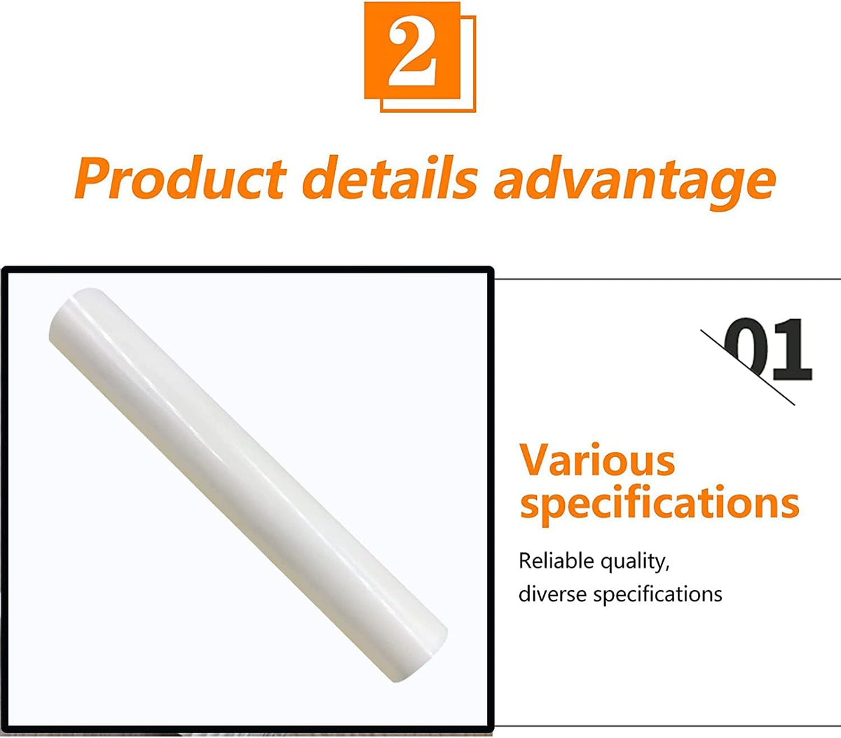 Ceramic Rods - Alumina Ceramic rods Have Corrosion Resistant Smooth Surface, 1pcs 100mm,Diameter 5mm