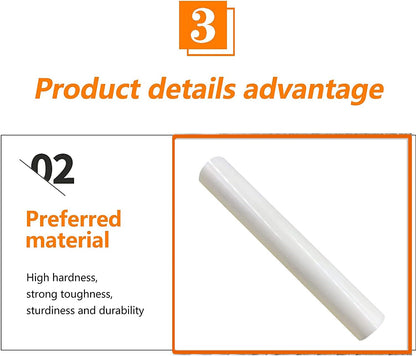 Ceramic Rods - Alumina Ceramic rods Have Corrosion Resistant Smooth Surface, 1pcs 100mm,Diameter 5mm