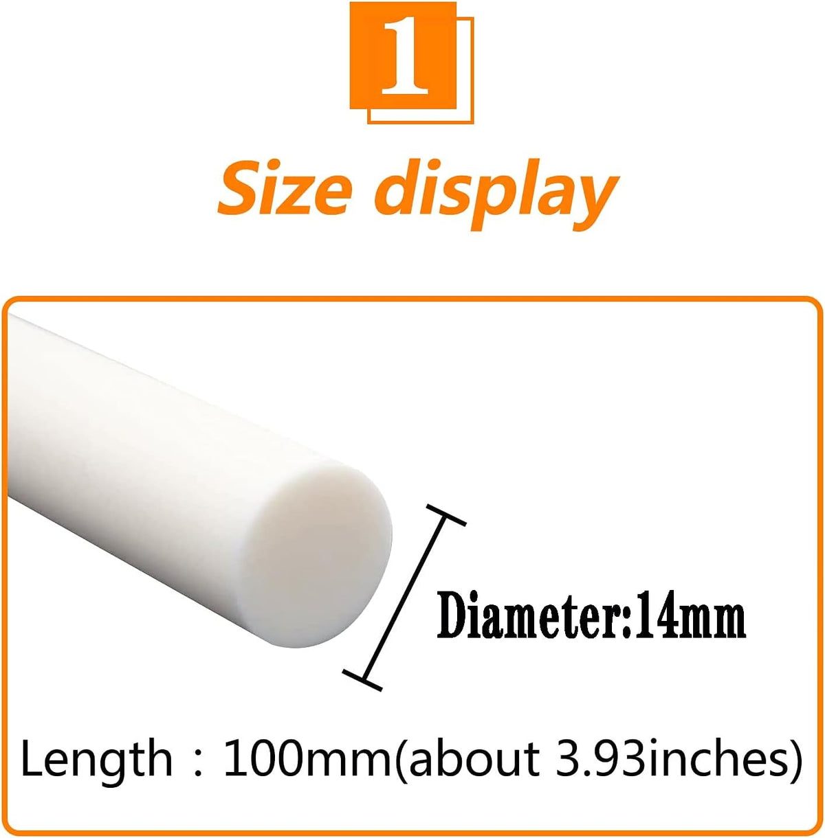 Ceramic Rods - Alumina Ceramic rods Have Corrosion Resistant Smooth Surface, 1pcs 100mm,Diameter 5mm
