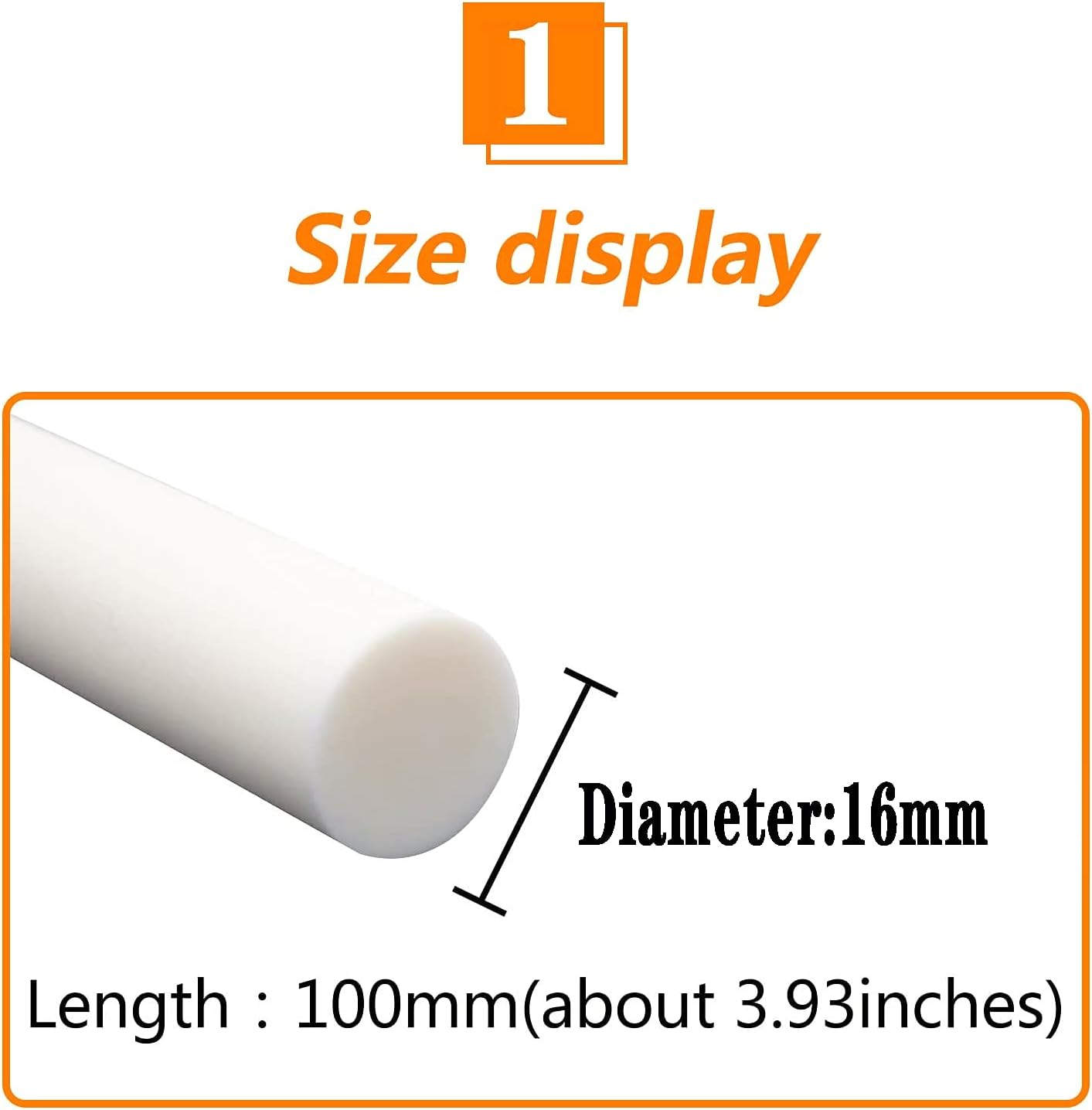 Ceramic Rods - Alumina Ceramic rods Have Corrosion Resistant Smooth Surface, 1pcs 100mm,Diameter 5mm