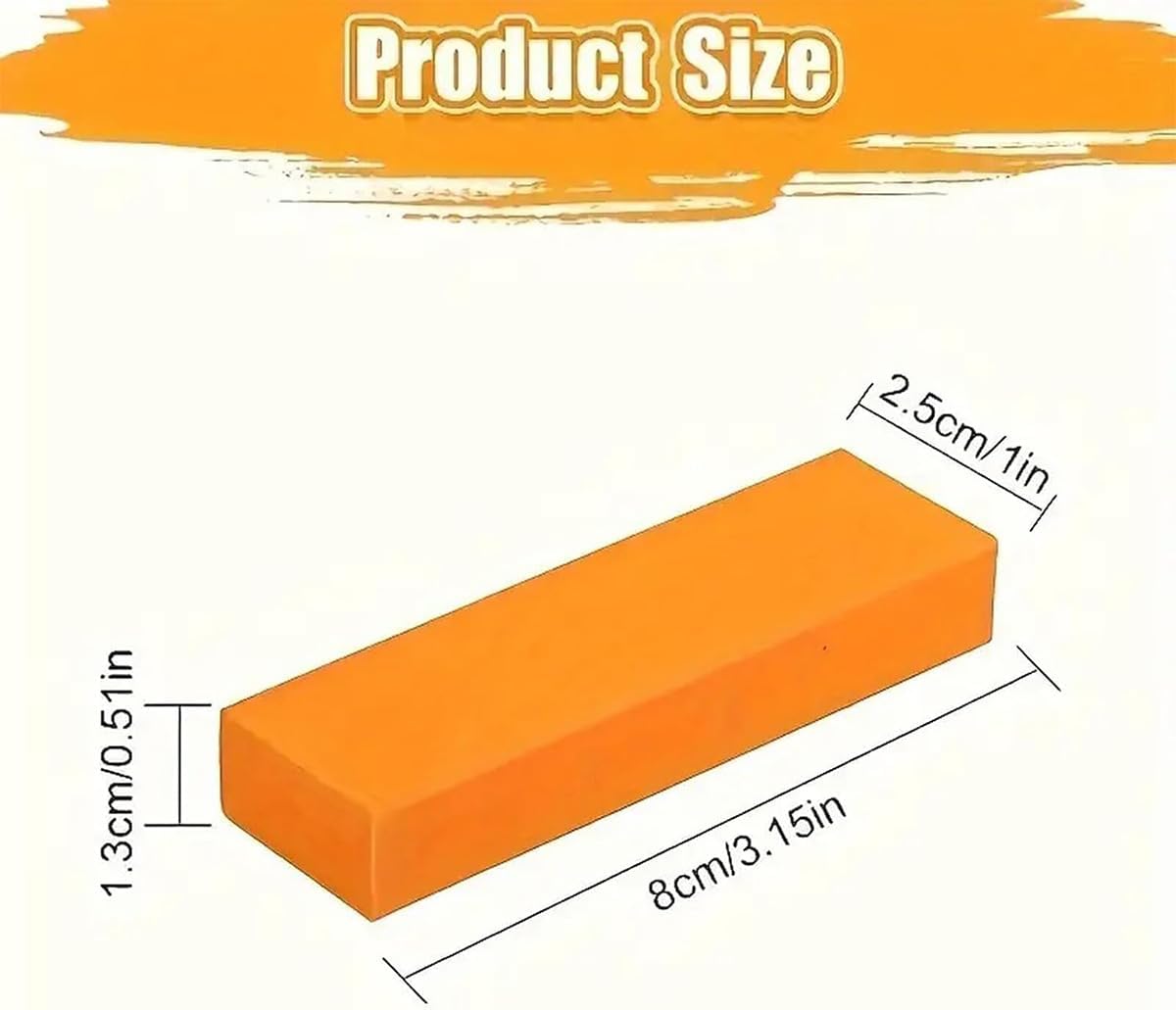 Stainless Steel Stain Decontamination Eraser,2pcs Magical Rubber Rust Remover Scratch Sponges Eraser for Kitchen, Bathroom, Household Cleaning