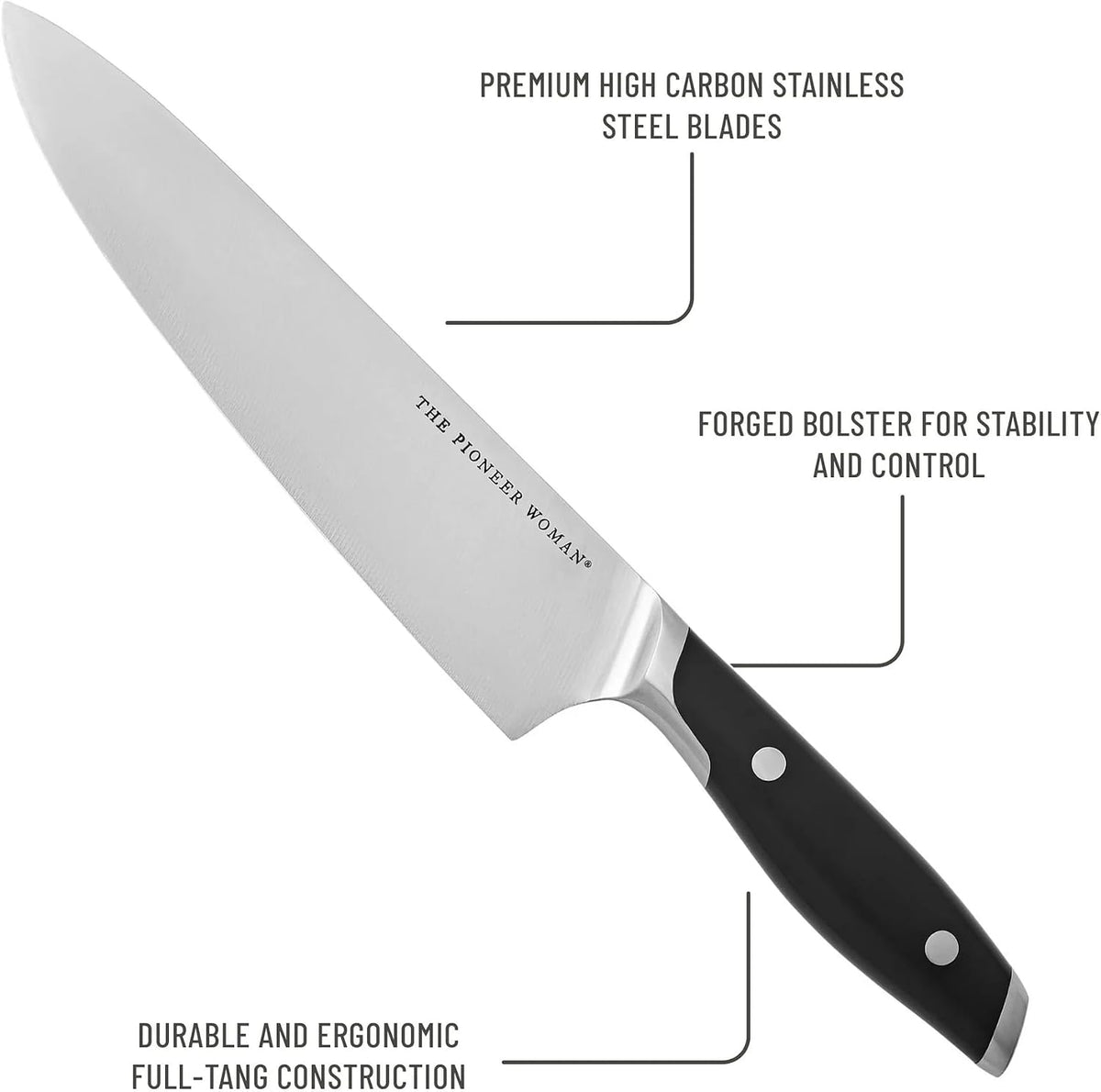 14 Piece Knife Block Set with Stainless Steel Blades, Full Tang Kitchen Knife Set with Wood Storage Block, Chef Knife Bread Knife Utility Steak Knives Kitchen Shears (Green)