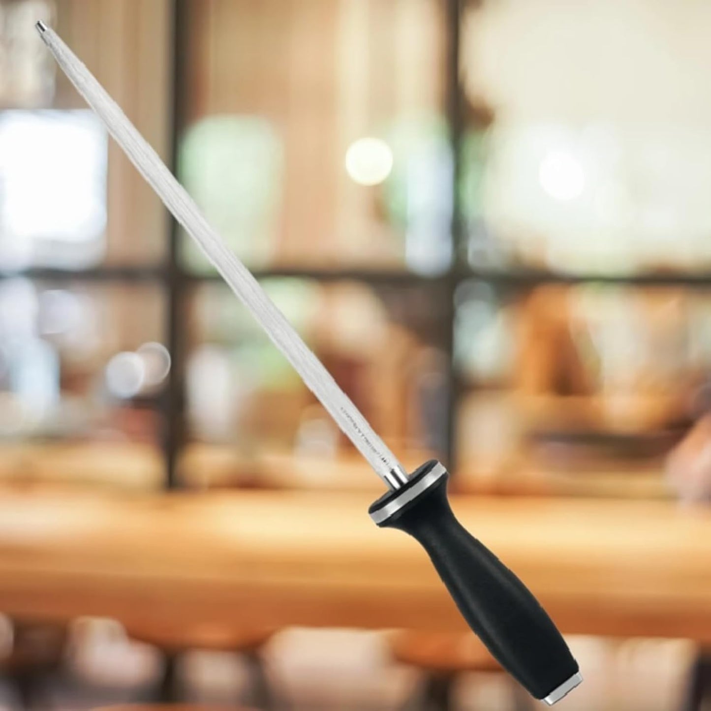 10-inch Sharpening Steel with Stainless Steel End Cap