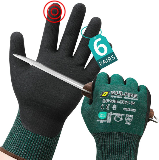 MicroFoam Nitrile Coated 3/12/36 Pairs Work Gloves for Men & Women | Strong Grip, Touchscreen, Seamless Nylon Knit, Ideal for General Purpose, Automotive, Home Improvement, Painting
