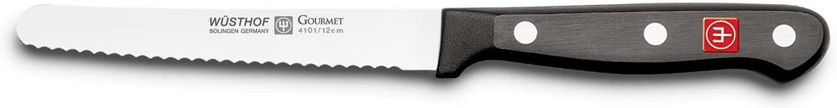 Wüsthof Gourmet Utility Knife, 4.5-Inch, Serrated