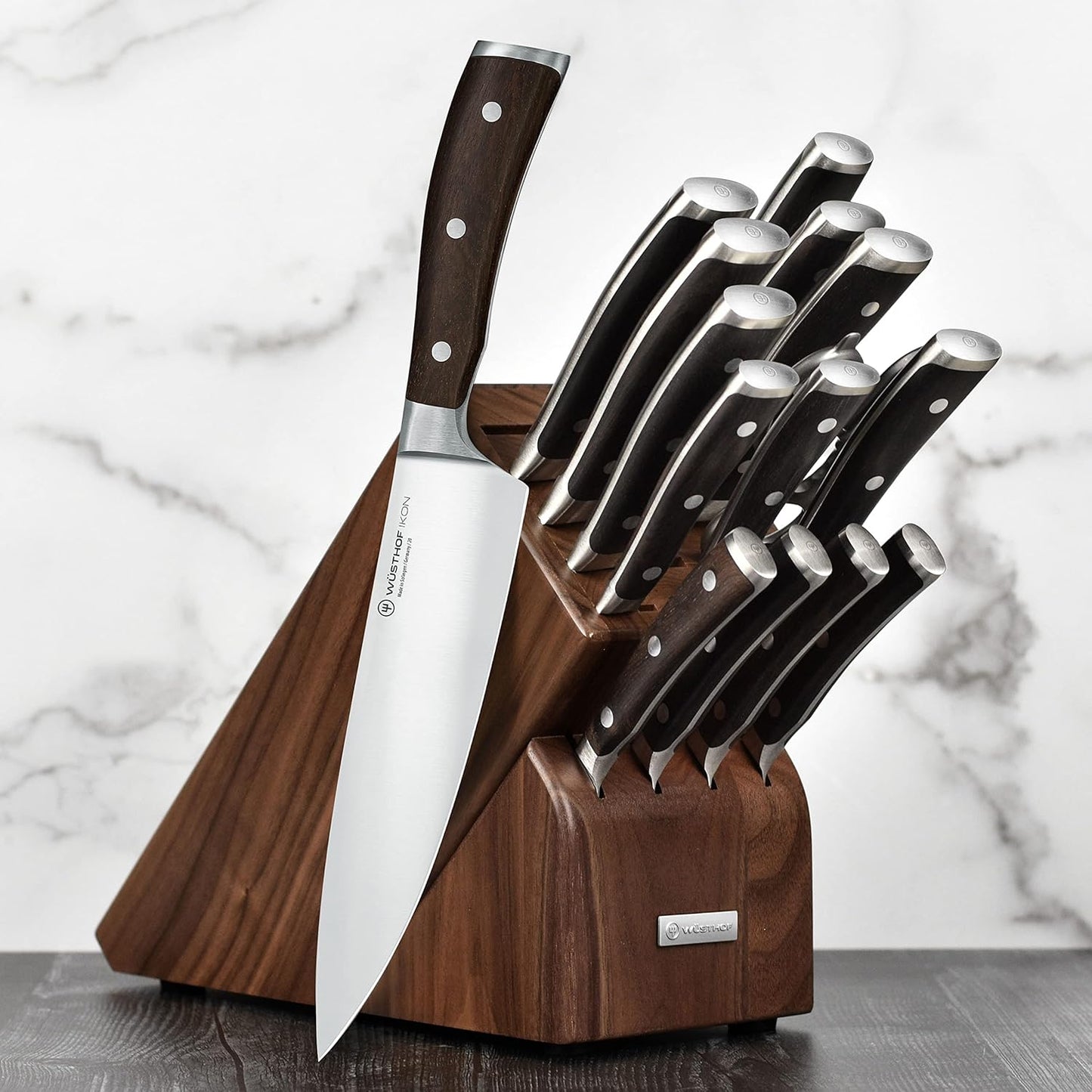 Wusthof IKON Blackwood 16 Piece Knife Block Set