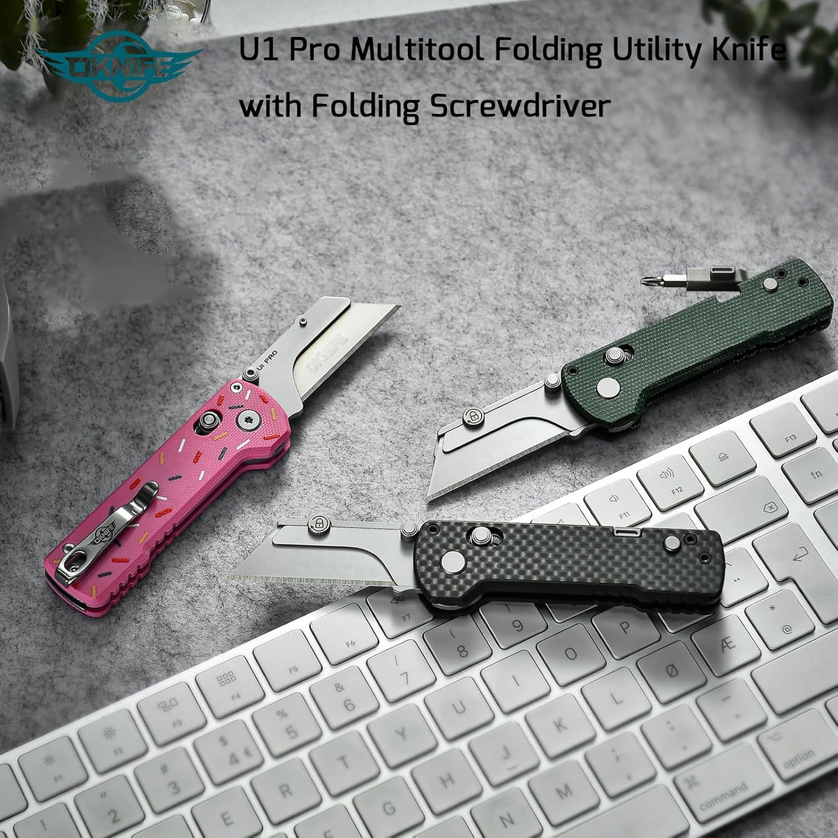 U1 Pro Multitool Folding Utility Knife with Folding Screwdriver