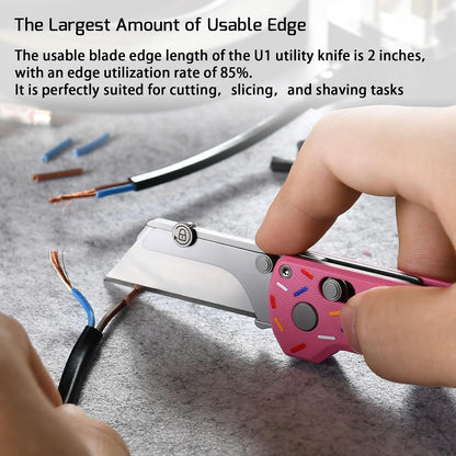 U1 Pro Multitool Folding Utility Knife with Folding Screwdriver