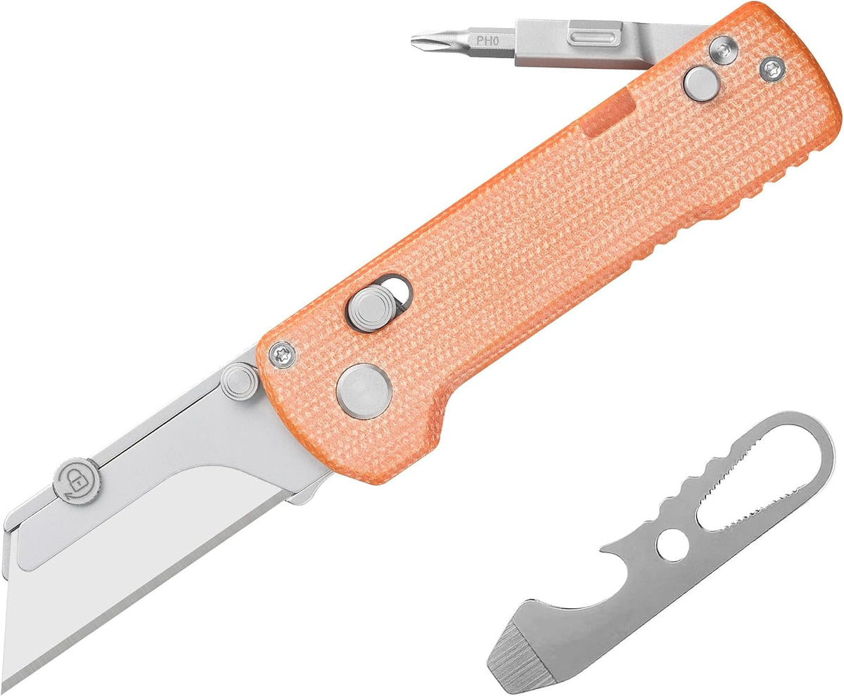 U1 Pro Multitool Folding Utility Knife with Folding Screwdriver